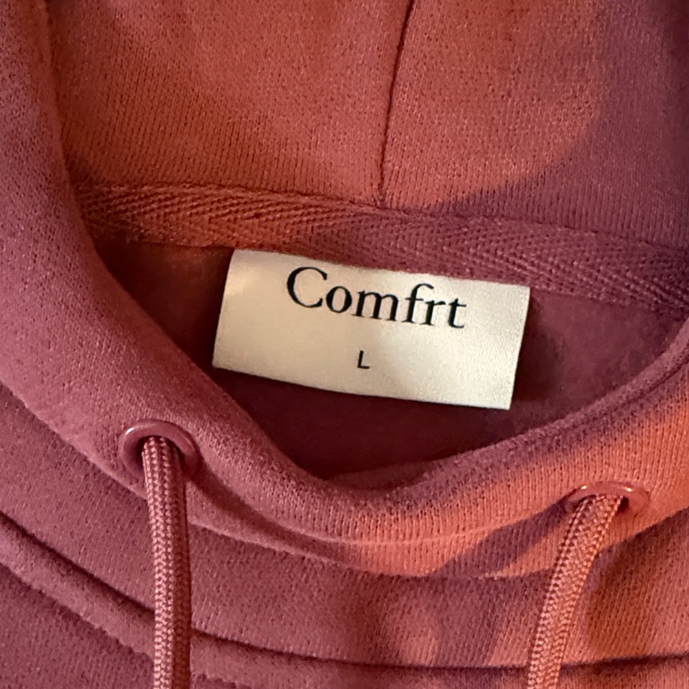 Comfrt Airplane Mode Travel Set Berry Limited Edition SOLD OUT Hoodie + Sweats L - Picture 4 of 8
